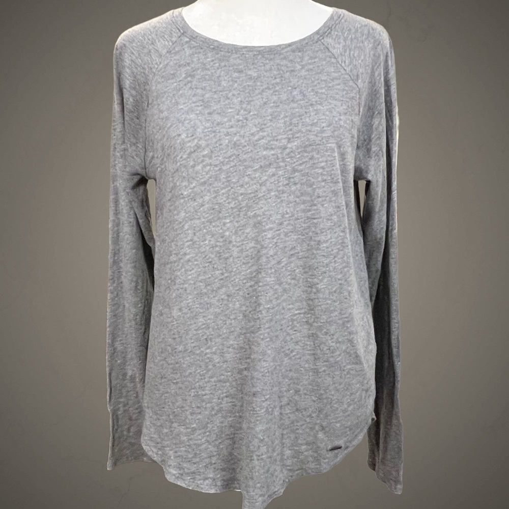 Hollister Gray Long Sleeve Tee-shirt